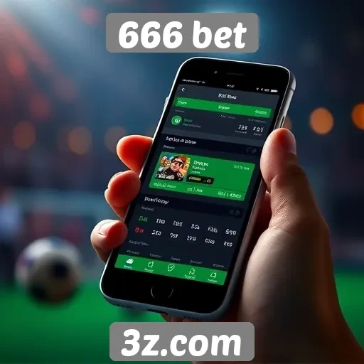 Interface do usuário do 666 bet em dispositivos móveis